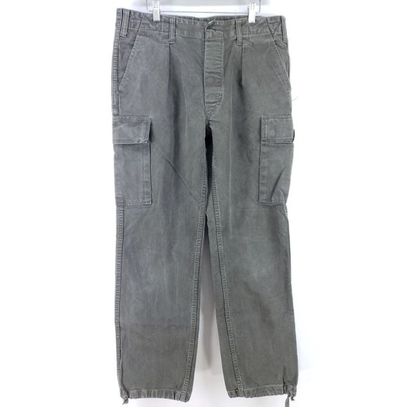 Utility Cargo Pants Men's Size 36x32 Green - Picture 1 of 10